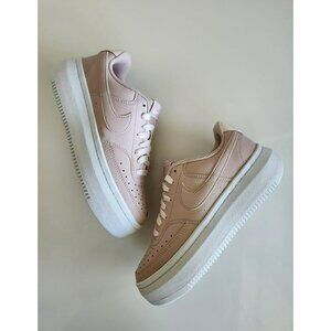 6.5 WOMEN'S NIKE COURT VISION ALTA LEATHER LOW PINK OXFORD DM0113-600